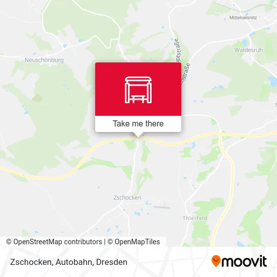 Карта Zschocken, Autobahn