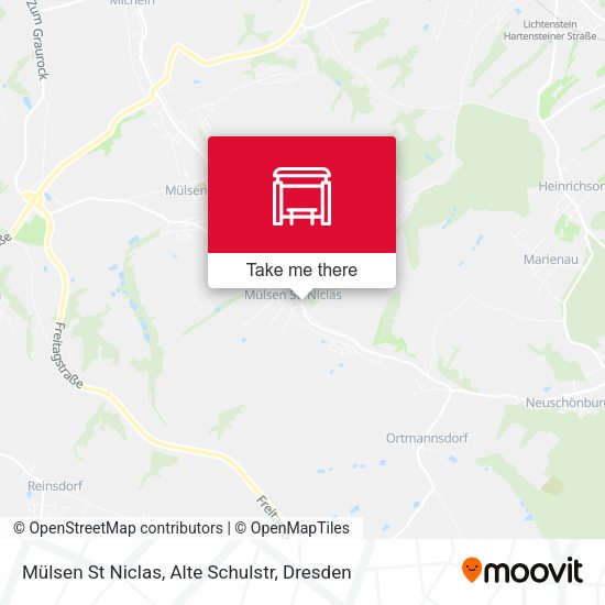Карта Mülsen St Niclas, Alte Schulstr