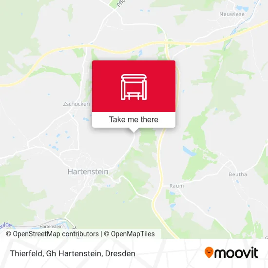 Карта Thierfeld, Gh Hartenstein