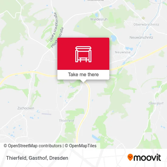 Карта Thierfeld, Gasthof