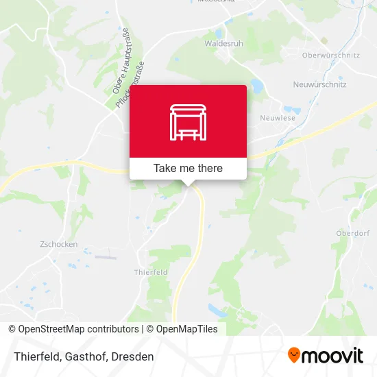 Карта Thierfeld, Gasthof