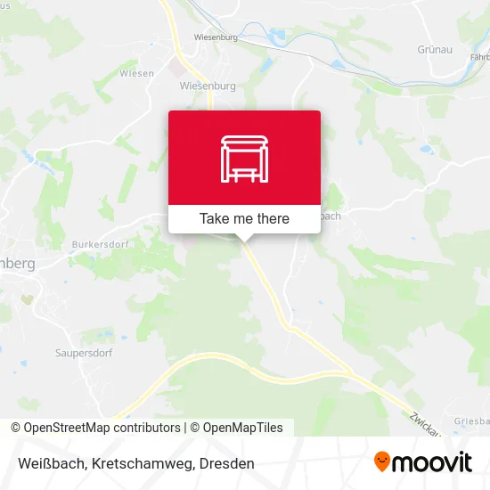 Карта Weißbach, Kretschamweg