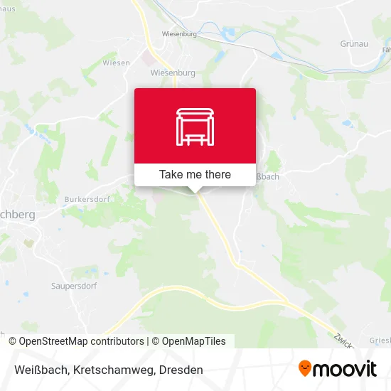 Карта Weißbach, Kretschamweg