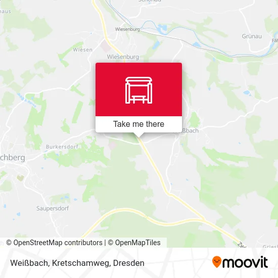 Карта Weißbach, Kretschamweg