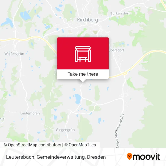 Карта Leutersbach, Gemeindeverwaltung