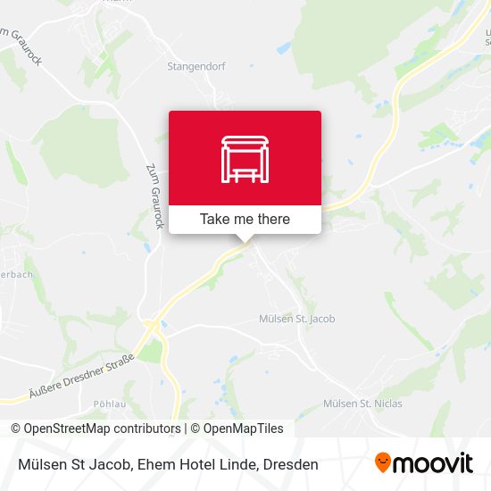 Карта Mülsen St Jacob, Ehem Hotel Linde