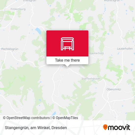 Карта Stangengrün, am Winkel