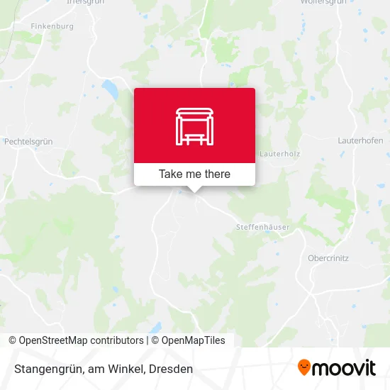 Карта Stangengrün, am Winkel