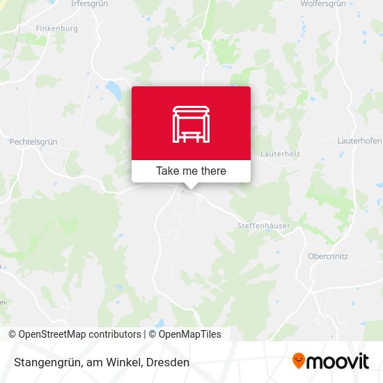 Карта Stangengrün, am Winkel