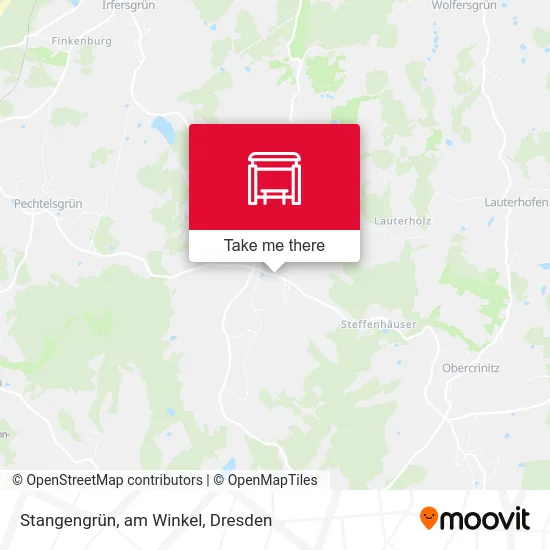 Карта Stangengrün, am Winkel