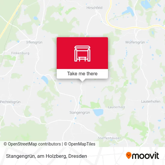 Карта Stangengrün, am Holzberg