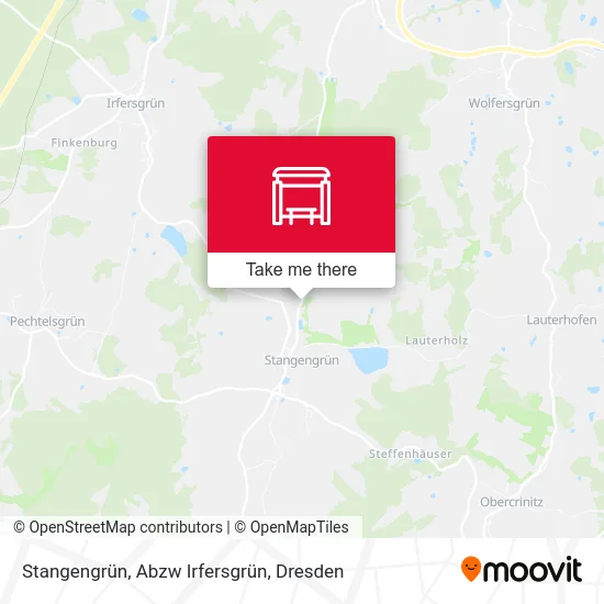 Карта Stangengrün, Abzw Irfersgrün