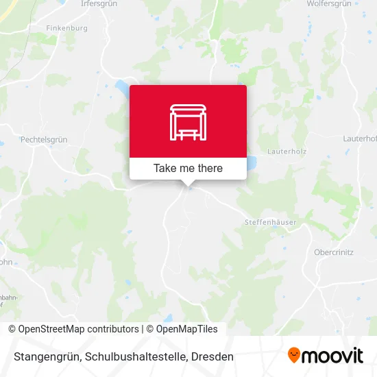 Карта Stangengrün, Schulbushaltestelle