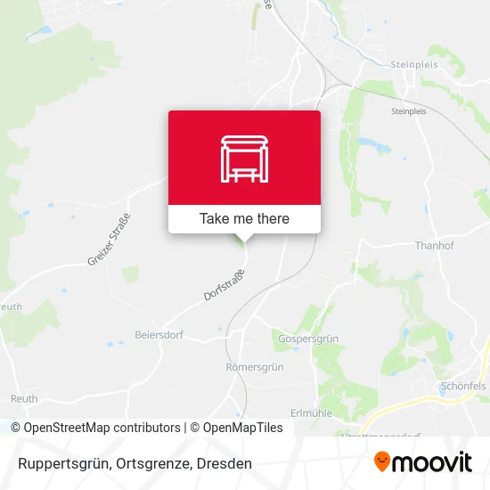 Ruppertsgrün, Ortsgrenze map