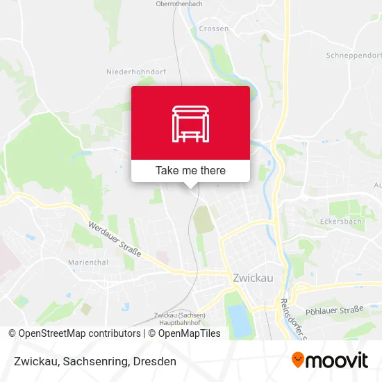 Карта Zwickau, Sachsenring