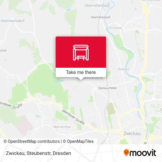 Карта Zwickau, Steubenstr