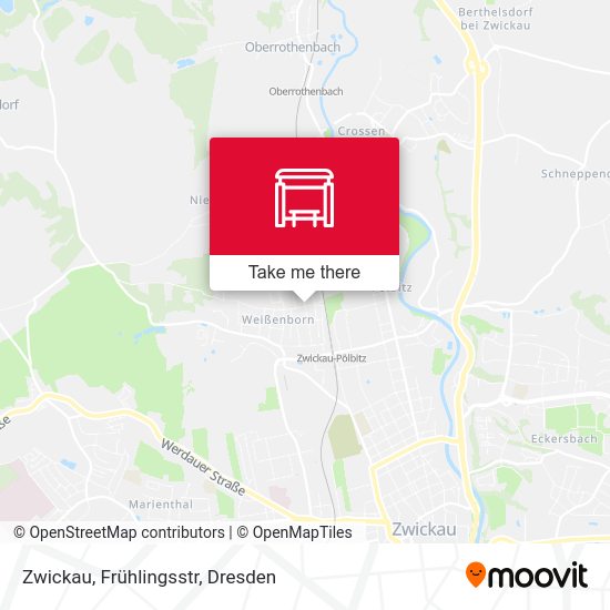 Карта Zwickau, Frühlingsstr