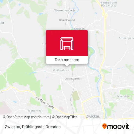 Карта Zwickau, Frühlingsstr