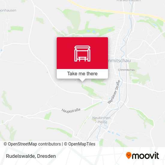 Карта Rudelswalde