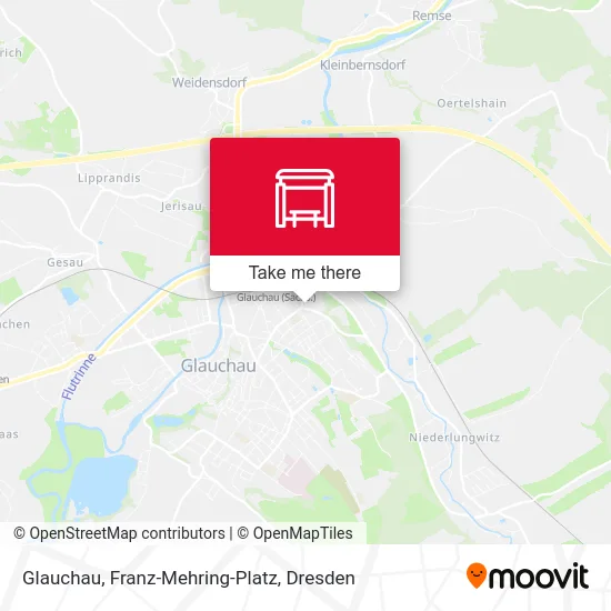 Карта Glauchau, Franz-Mehring-Platz