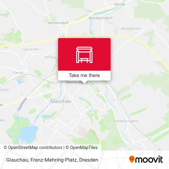Карта Glauchau, Franz-Mehring-Platz