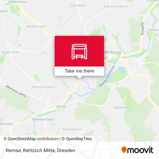 Remse, Kertzsch Mitte map