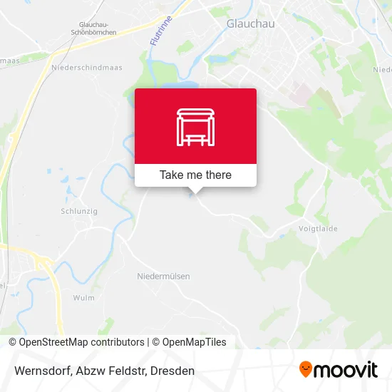 Карта Wernsdorf, Abzw Feldstr