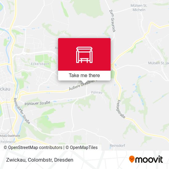 Карта Zwickau, Colombstr