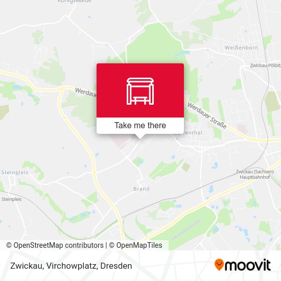 Карта Zwickau, Virchowplatz