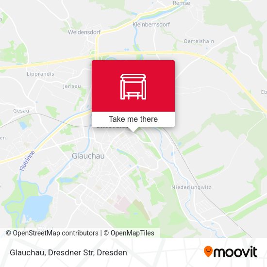 Карта Glauchau, Dresdner Str