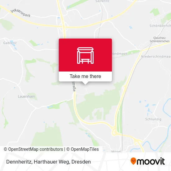 Карта Dennheritz, Harthauer Weg