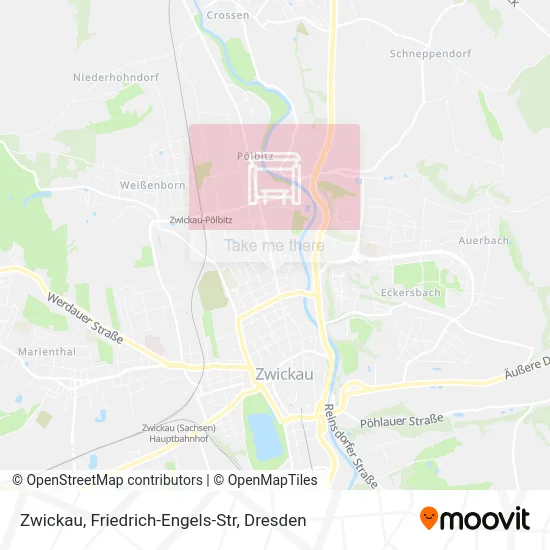 Карта Zwickau, Friedrich-Engels-Str
