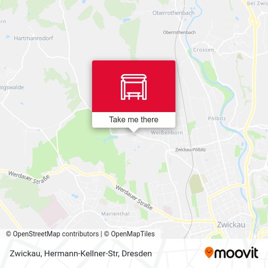 Карта Zwickau, Hermann-Kellner-Str
