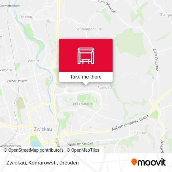 Карта Zwickau, Komarowstr