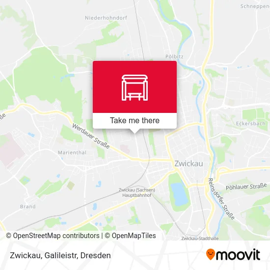 Карта Zwickau, Galileistr