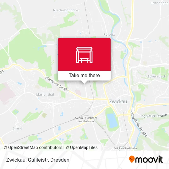 Карта Zwickau, Galileistr