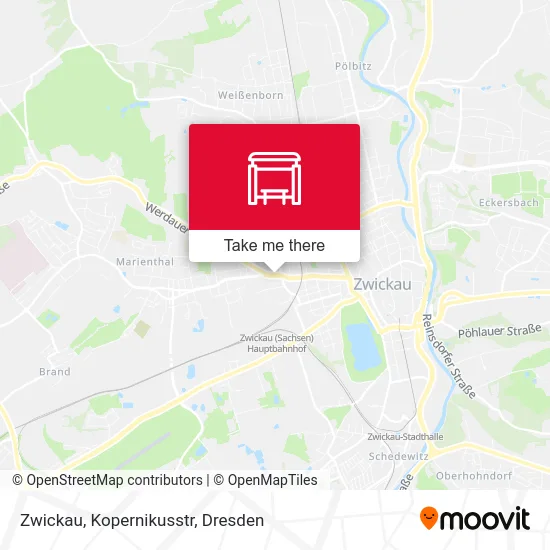 Карта Zwickau, Kopernikusstr