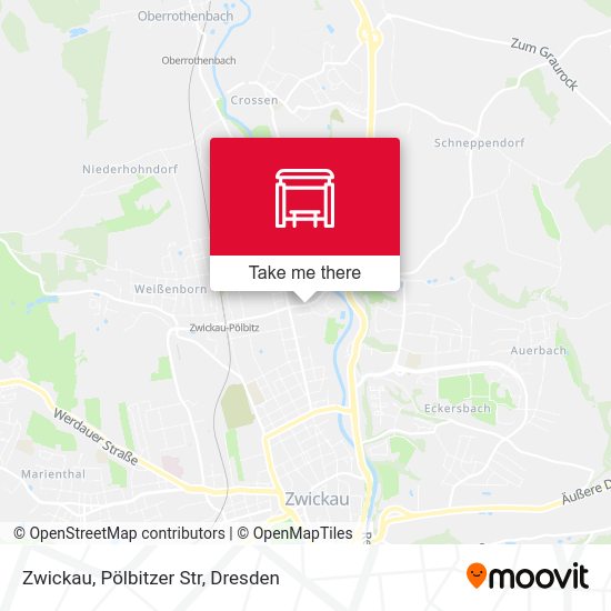 Карта Zwickau, Pölbitzer Str