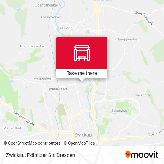 Карта Zwickau, Pölbitzer Str