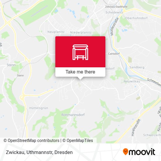 Карта Zwickau, Uthmannstr
