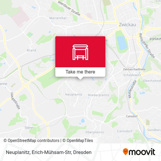 Карта Neuplanitz, Erich-Mühsam-Str