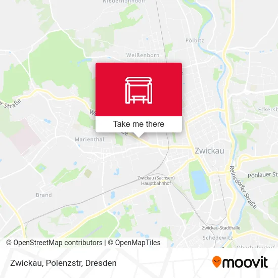 Карта Zwickau, Polenzstr