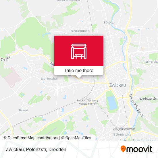 Карта Zwickau, Polenzstr