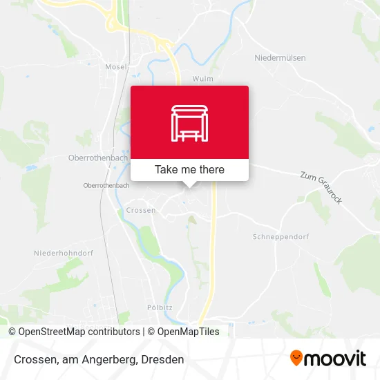 Карта Crossen, am Angerberg