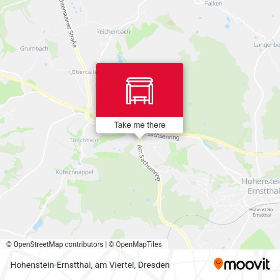 Карта Hohenstein-Ernstthal, am Viertel