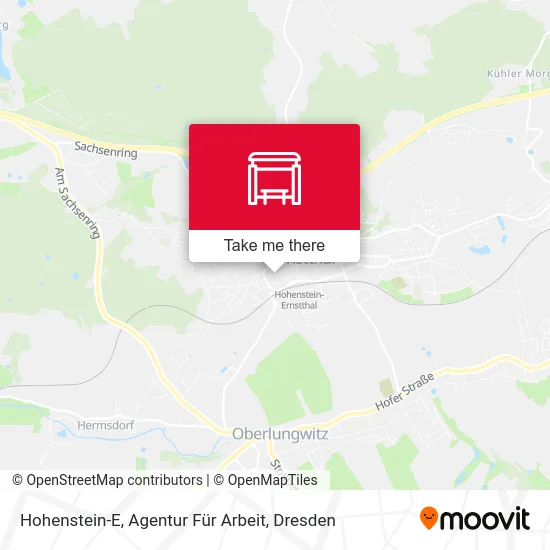 Карта Hohenstein-E, Agentur Für Arbeit