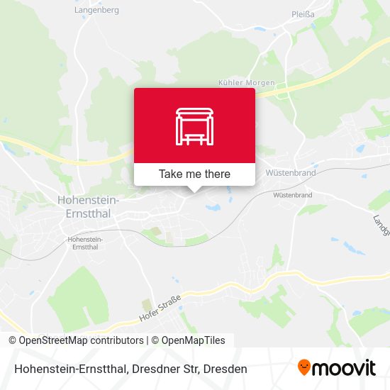 Карта Hohenstein-Ernstthal, Dresdner Str