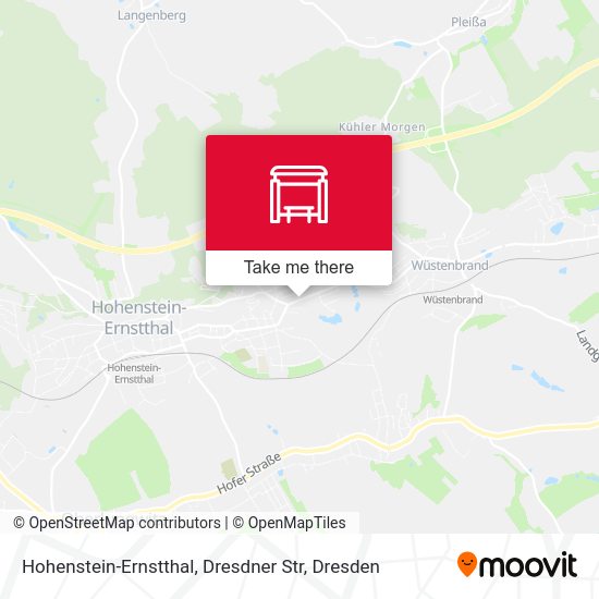 Карта Hohenstein-Ernstthal, Dresdner Str
