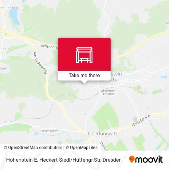 Карта Hohenstein-E, Heckert-Siedl / Hüttengr.Str