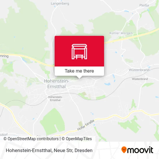 Карта Hohenstein-Ernstthal, Neue Str